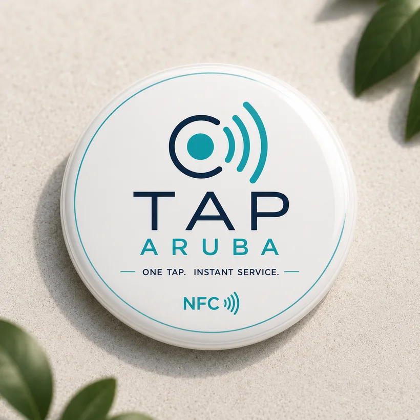 The Tap Aruba NFC tag